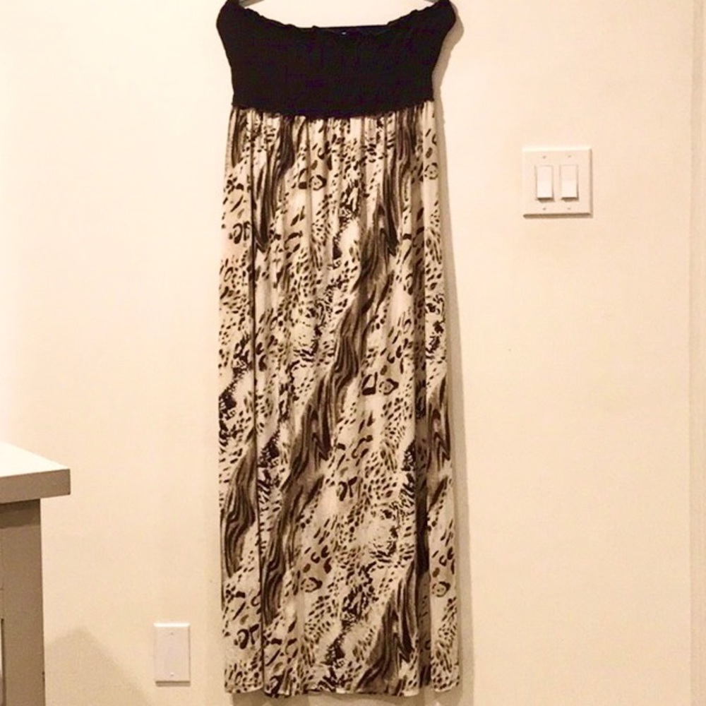 Animal Print Maxi Dress